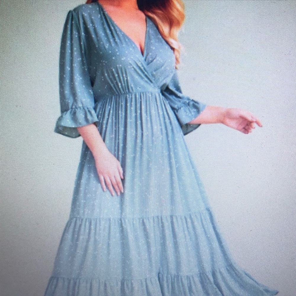 Plus Crinkle Hem Fit & Flare